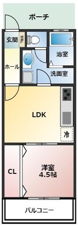 ビタミンテラス新神戸の物件間取画像